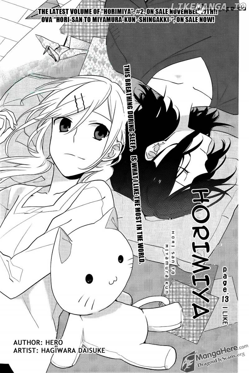 Horimiya, Chapter 13 image 02